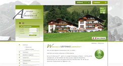 Desktop Screenshot of gaestehaus-almenrausch.at