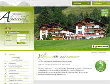 Tablet Screenshot of gaestehaus-almenrausch.at